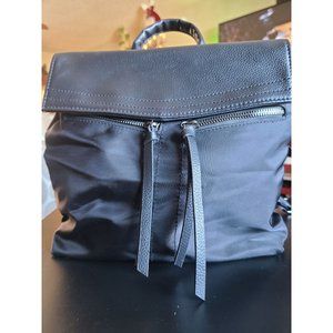 Botkier New York Leather Nylon Trigger Backpack Bookbag